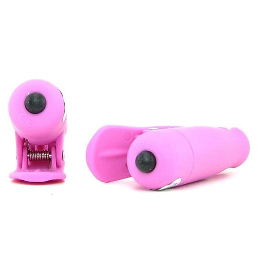 Pipedream Wireless Vibrating Nipple Clamps Purple - Nipple and Clit Clamps