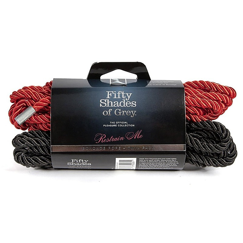 Restrain Me Bondage Rope Twin Pack - Cuffs and Restraints