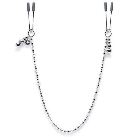 Fifty Shades Darker At My Mercy Beaded Chain Nipple Clamps - Nipple and Clit Clamps