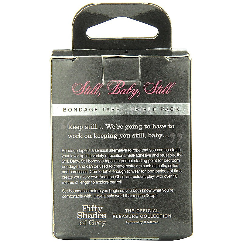 Still Baby Still Bondage Tape - Tripple Pack - Collars and Leads