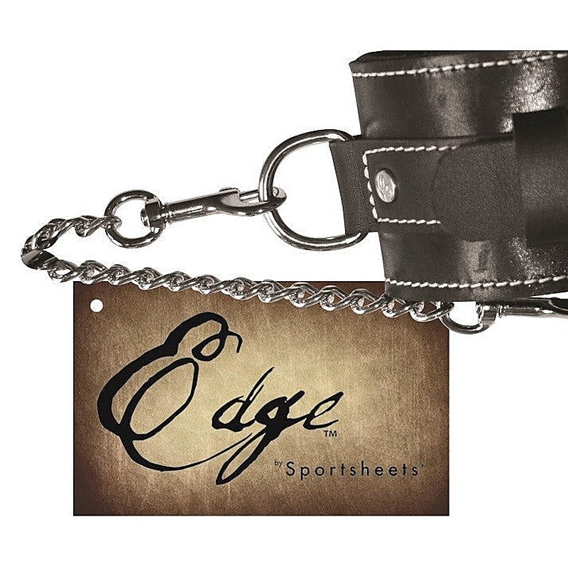 Edge Leather Arm/Thigh Restraints by Sportsheets - Cuffs and Restraints