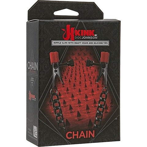 Kink Chain Nipple Clips by Doc Johnson - Nipple and Clit Clamps