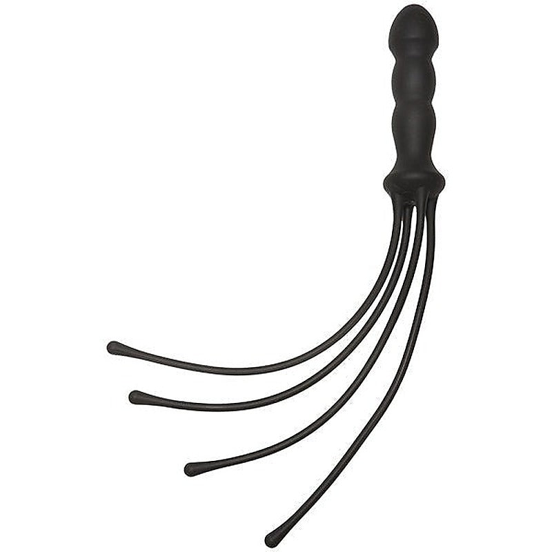 The Quad Silicone Whip by Doc Johnson - Whips And Crops