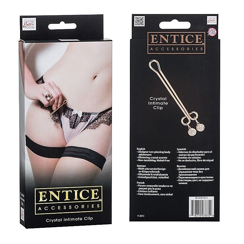 Crystal Intimate Clitoral Clip By California Exotics - Fancy Dress Ups