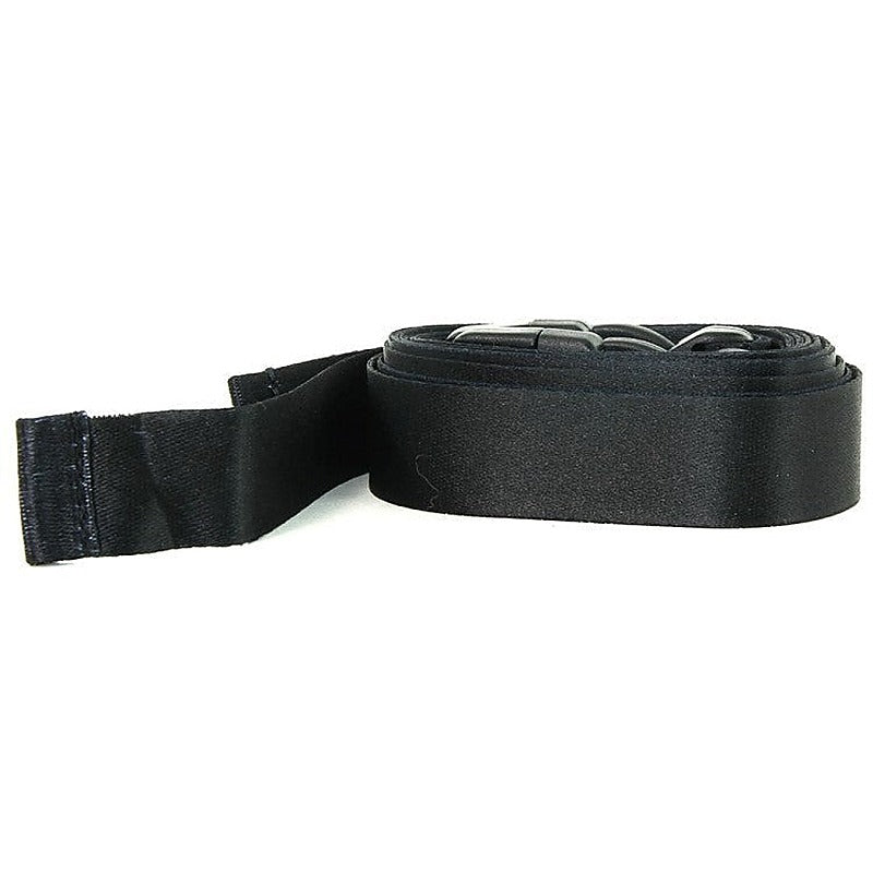 Strap-Ease Bondage Straps 4 Foot Black - Cuffs and Restraints