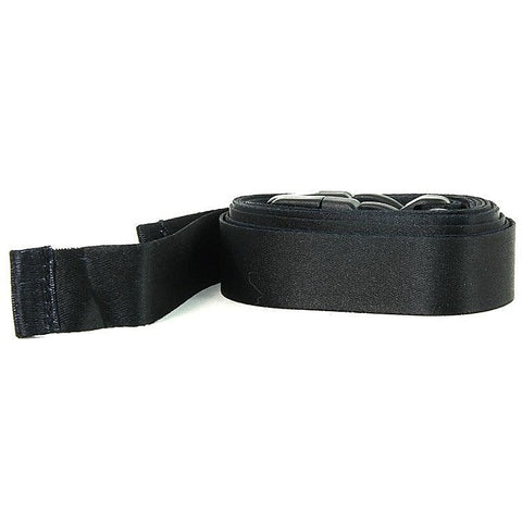 Strap-Ease Bondage Straps 4 Foot Black - Cuffs and Restraints