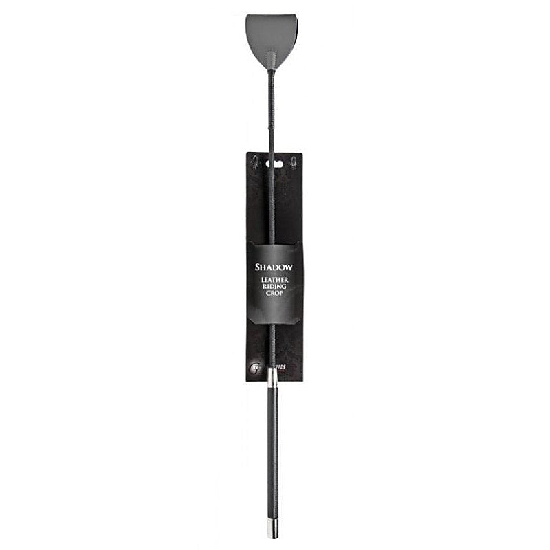 Shadow Leather Riding Crop by XR Brands - Whips And Crops
