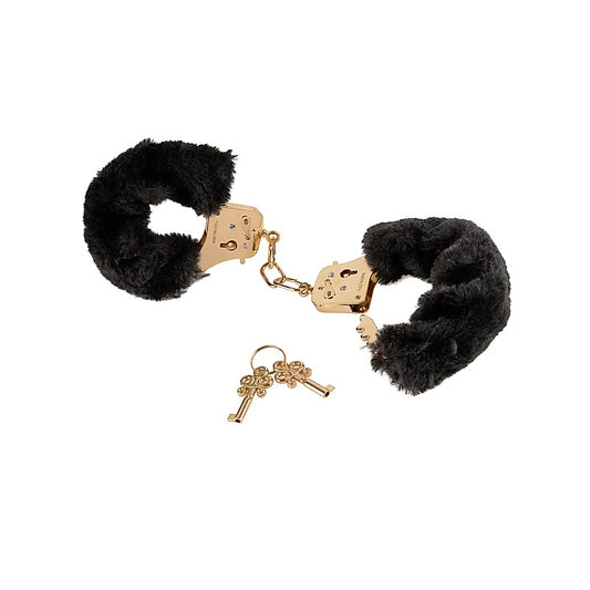 Fetish Fantasy Gold Deluxe Furry Bondage Cuffs - Cuffs and Restraints