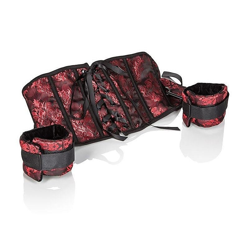 Scandal Corset With Cuffs By California Exotics - Cuffs and Restraints