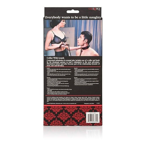 Scandal Collar With Leash By California Exotics - Collars and Leads