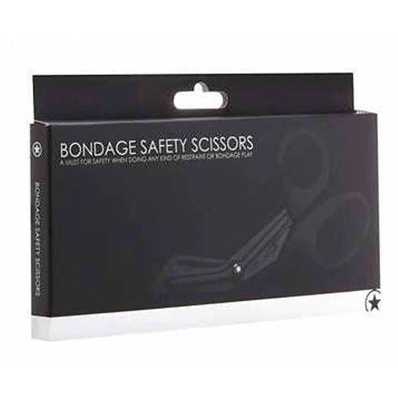 Ouch Bondage Safety Scissor Black by Shots Toys - Dental and Clinical