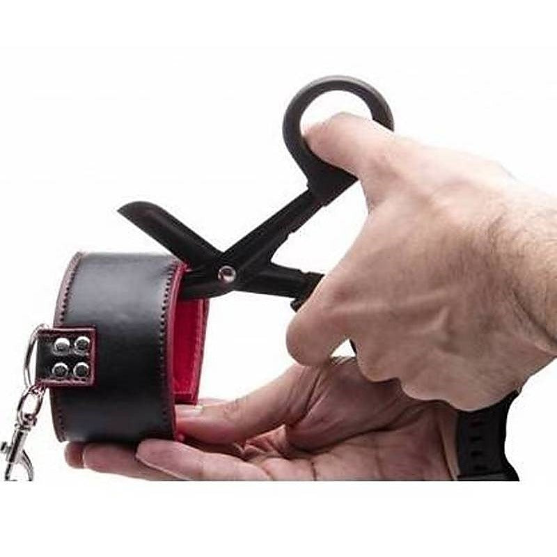 Ouch Bondage Safety Scissor Black by Shots Toys - Dental and Clinical