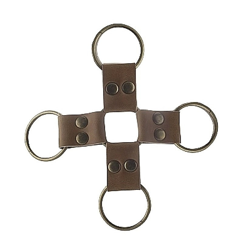 Bonded Hogtie Brown by Shots Toys - Cuffs and Restraints