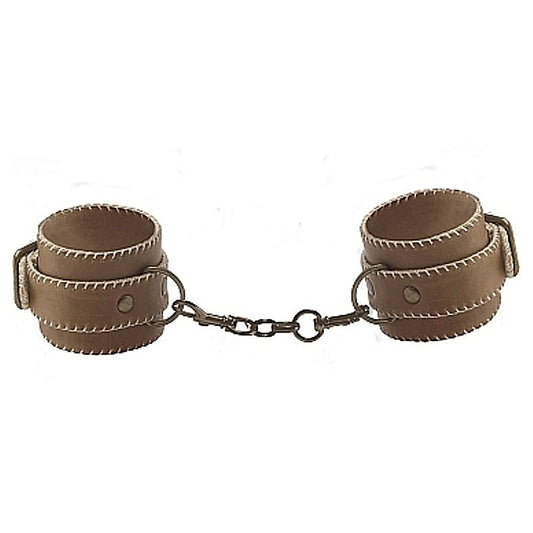 Shots Toys' Durable Leather Ankle Restraints for Intense Bondage Sessions