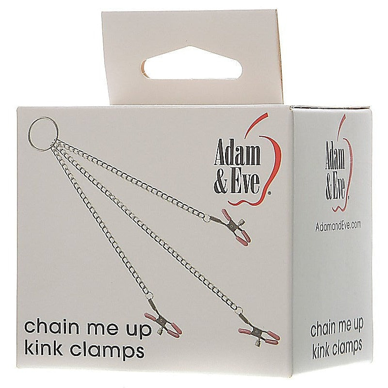 Chain Me Up Kink Clamps by Adam & Eve - Nipple and Clit Clamps