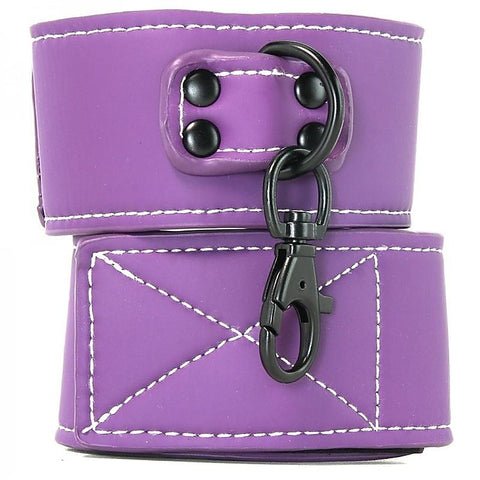 NS Novelties Lust Bondage Wrist Cuff Purple - Cuffs and Restraints