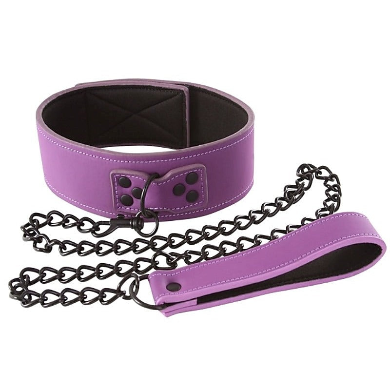Lust Bondage Collar Purple by NS Novelties - Collars and Leads