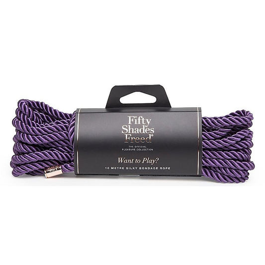 Fifty Shades Freed Want to Play 10m Silky Bondage Rope