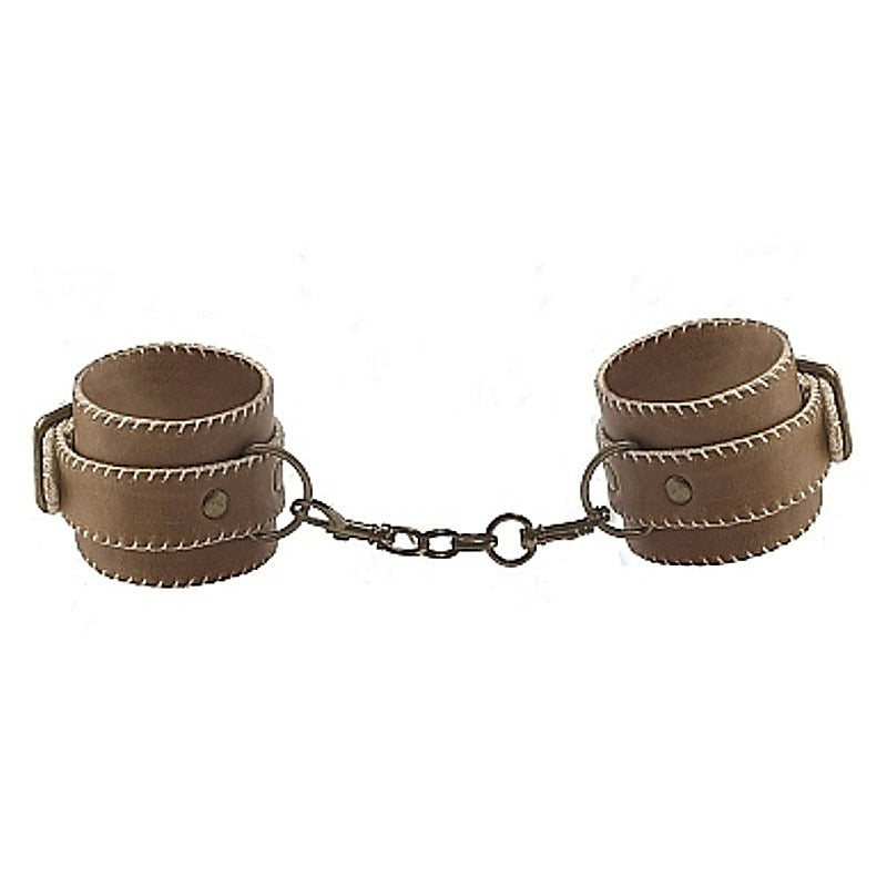 Bonded Leather Cuffs for Hands by Shots Toys - Cuffs and Restraints