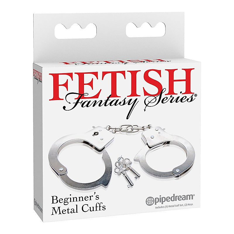 Fetish Fantasy Series Beginners Bondage Metal Cuffs - Cuffs and Restraints