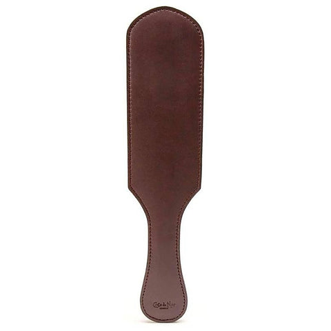 Brown Leather Paddle by Coco de Mer - Paddles And Slappers