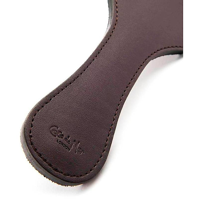 Brown Leather Paddle by Coco de Mer - Paddles And Slappers