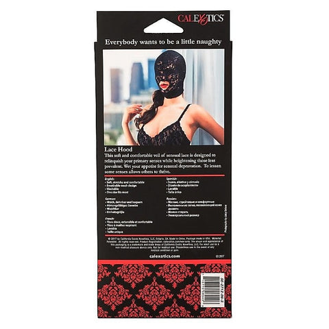 Scandal Lace Hood by California Exotics - Bondage Hoods