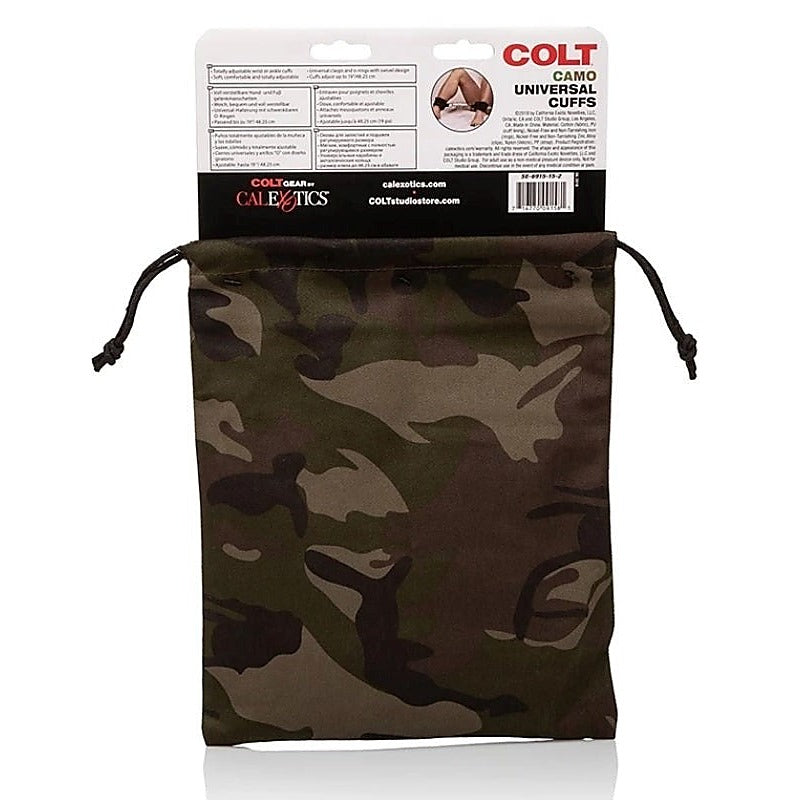 Colt Camo Universal Versatile Bondage Cuffs - Cuffs and Restraints
