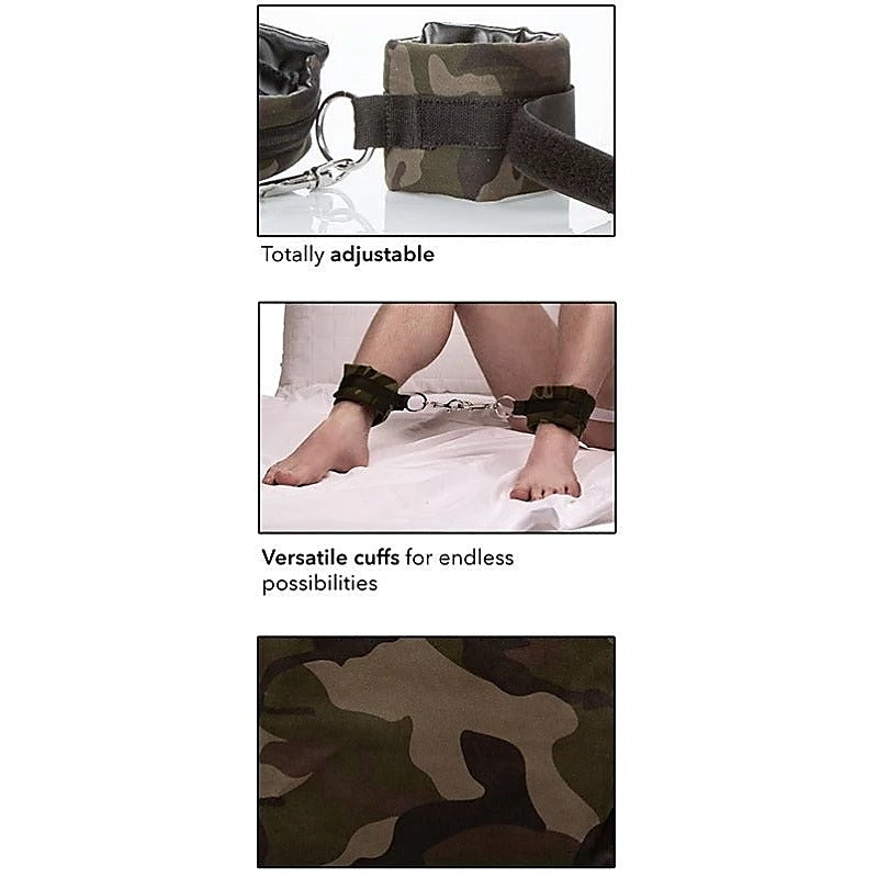 Colt Camo Universal Versatile Bondage Cuffs - Cuffs and Restraints