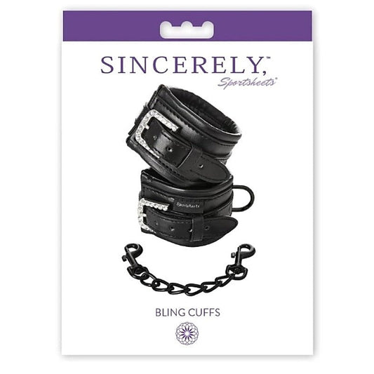 Sincerely Bling Cuffs - Cuffs and Restraints