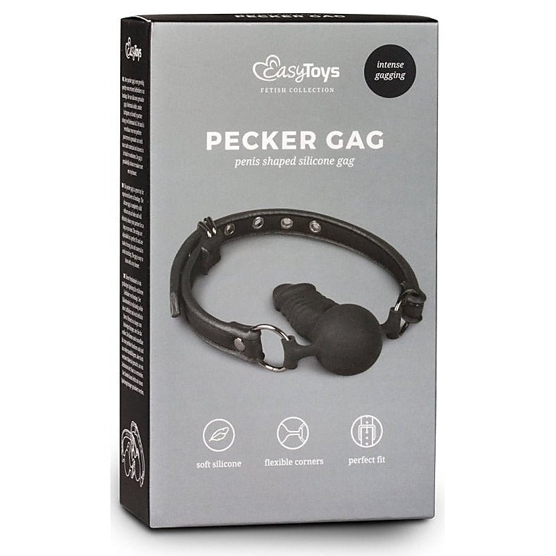 Professional Silicone Ball Gag By Easytoys - Bondage Gags and Bits