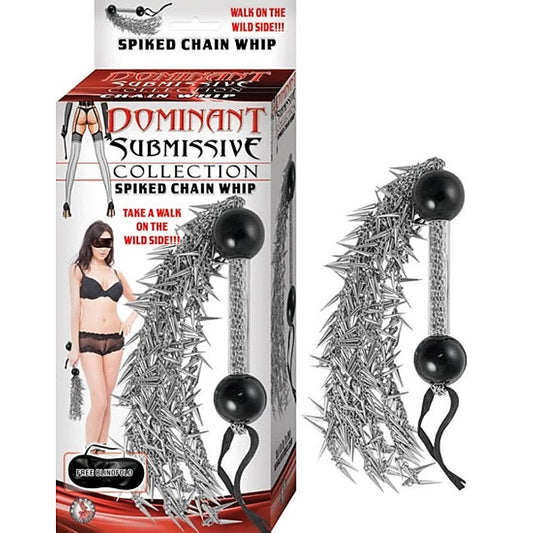 Dominant Submissive Collection Spiked Chain Whip
