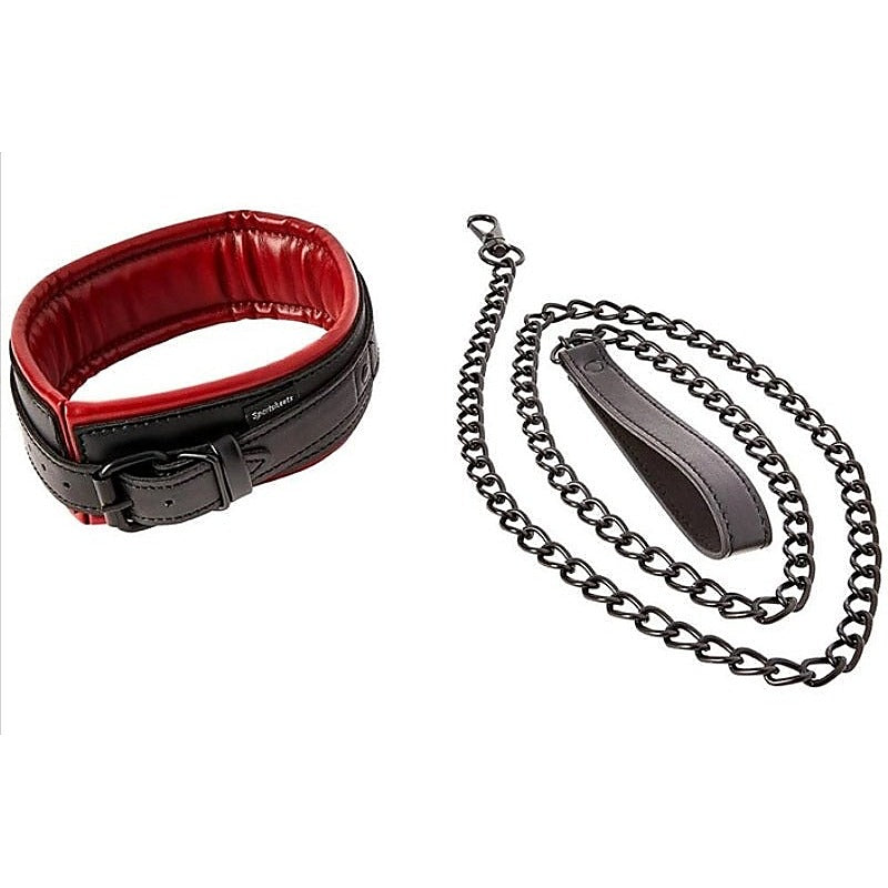 Saffron Leash and Collar by Sportsheets - Collars and Leads