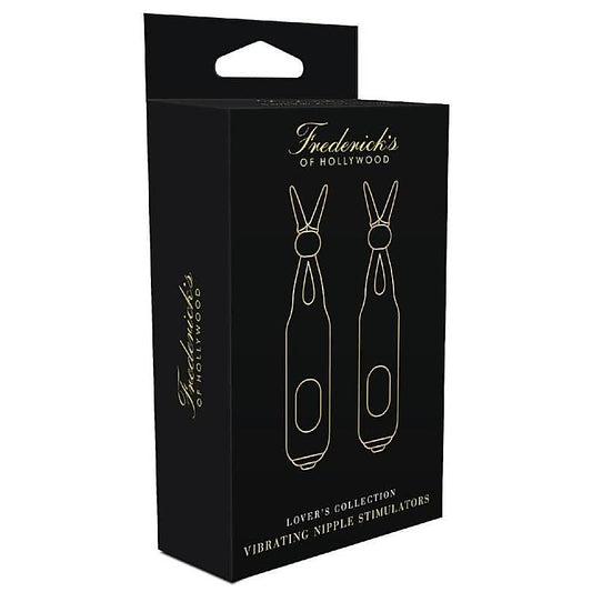 Fredericks of Hollywood Lovers Collection Vibrating Nipple Stim - Nipple and Clit Clamps