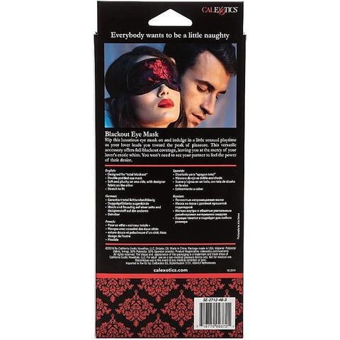 Scandal Blackout Eye Mask by California Exotics - Masks And Blindfolds