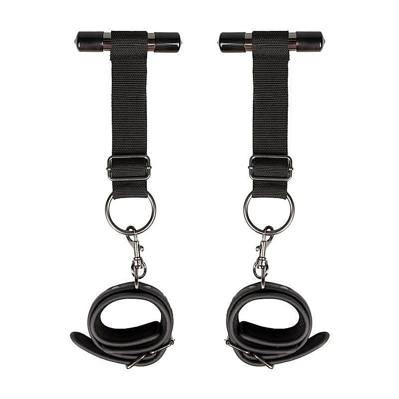 Easytoys Fetish Over the Door Wrist Cuffs - Cuffs and Restraints