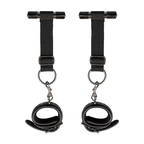 Easytoys Fetish Over the Door Wrist Cuffs - Cuffs and Restraints