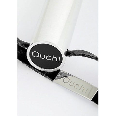 Leather Circle Tipped Crop By Shots Toys - Whips And Crops
