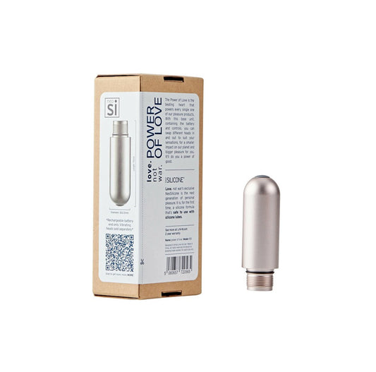 Sustainable Versatile Rechargeable - LOVE NOT WAR Power of Love Battery Base - Bullet Vibrators
