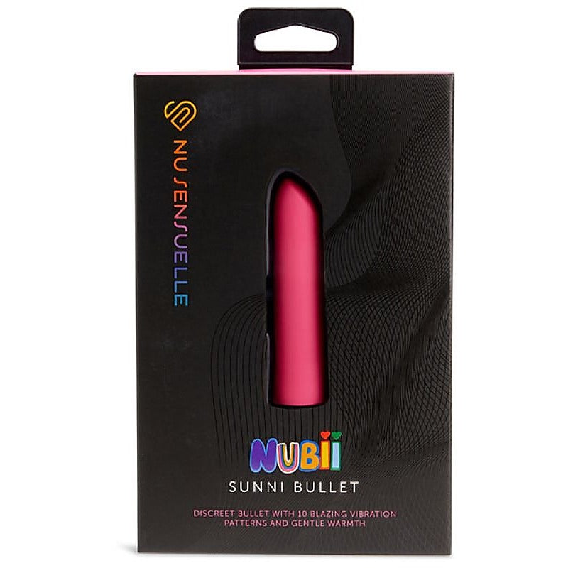 Nu Sensuelle Sunni Nubii Lipstick Bullet Vibrator With Heat - Bullet Vibrators