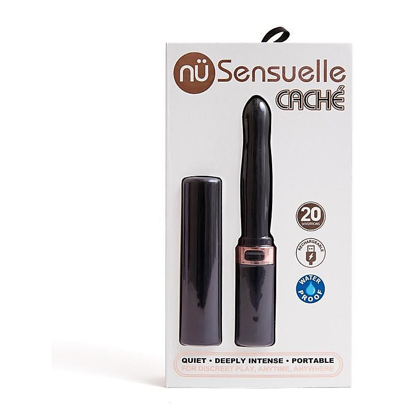 Sensuelle Cache 20 Functions Rechargeable Covered G-Spot Vibrator - G-Spot Vibrators