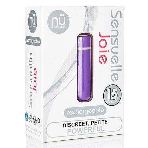 NU Sensuelle Joie 15 Functions Bullet Vibrator - Bullet Vibrators