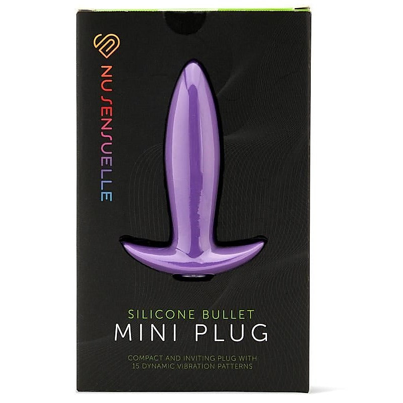 NU Sensuelle 15 Functions Vibrating Mini Butt Plug - Butt Plugs
