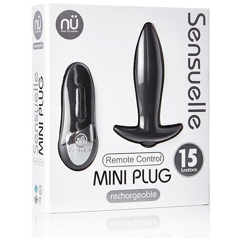 NU Sensuelle Remote Control Mini Vibrating Anal Plug - Butt Plugs