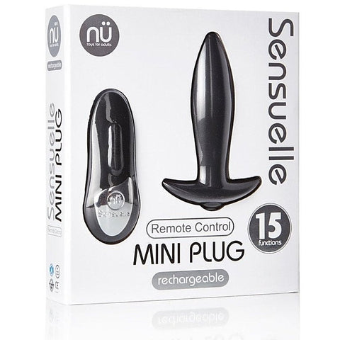 NU Sensuelle Remote Control Mini Vibrating Anal Plug - Butt Plugs