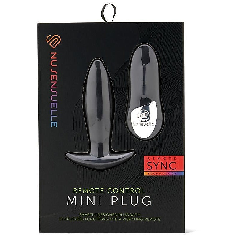 NU Sensuelle Remote Control Mini Vibrating Anal Plug - Butt Plugs