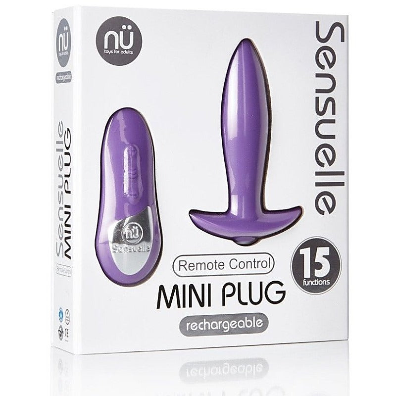 NU Sensuelle Remote Control Mini Vibrating Anal Plug - Butt Plugs