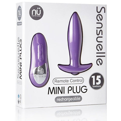 NU Sensuelle Remote Control Mini Vibrating Anal Plug - Butt Plugs