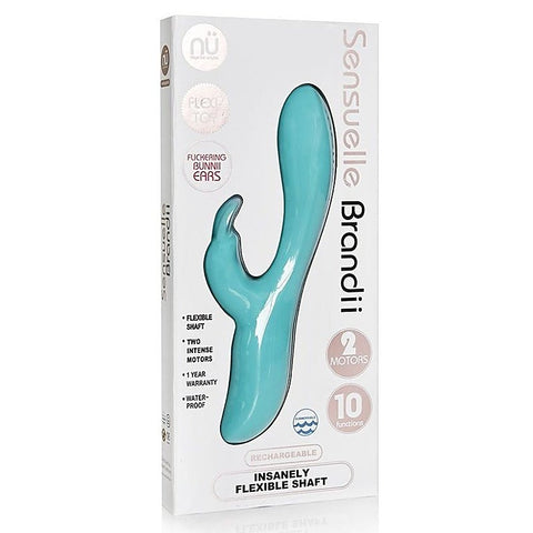 Nu Sensuelle Brandii - Dual-Motor Vibrator for Versatile Stimulation - Rabbit Vibrators