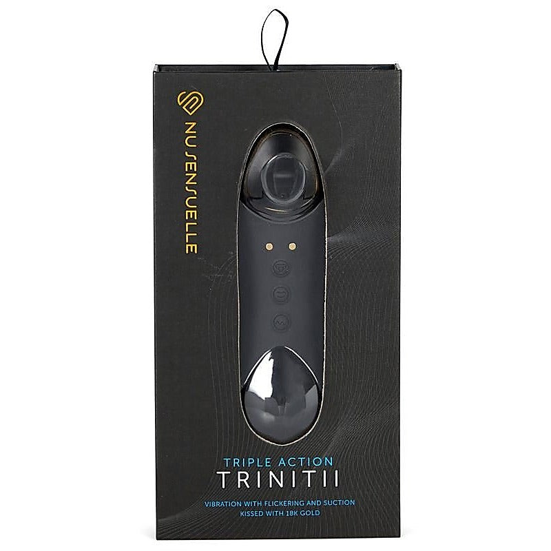 Nu Sensuelle Trinitii Rechargeable Flickering Tongue Vibrator - Finger and Tongue Vibrators